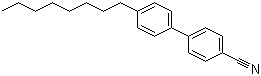 4-Cyano-4'-octylbiphenyl molecular structure (CAS 52709-84-9)