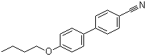 结构式 CAS# 52709-87-2, 4-丁氧基-4'-氰基联苯; 4-氰基-4'-丁氧基-1,1'-联苯