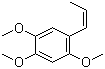 structure of CAS# 5273-86-9, (Z)-1,2,4-Trimethoxy-5-propenylbenzene;(Z)-Asarone; cis-Asarone; cis-Isoasarone