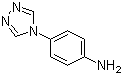structure of CAS# 52761-74-7, 4-(4H-1,2,4-Triazol-4-yl)benzenamine;4-(1,2,4-Triazol-4-yl)aniline; 4-(4H-1,2,4-Triazol-4-yl)aniline; 4-(p-Aminophenyl)-1,2,4-triazole