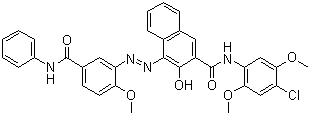 颜料红 146分子结构 (CAS 5280-68-2)