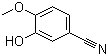 3-Hydroxy-4-methoxybenzonitrile molecular structure (CAS 52805-46-6)