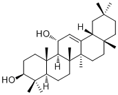 齐墩果-12-烯-3,11-二醇分子结构 (CAS 5282-14-4)