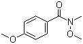 4,N-Dimethoxy-N-methylbenzamide molecular structure (CAS 52898-49-4)