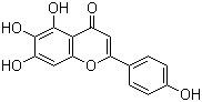 野黄芩素分子结构 (CAS 529-53-3)