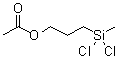 gamma-Acetoxypropylmethyldichlorosilane molecular structure (CAS 5290-24-4)
