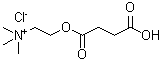 Succinyl monocholine chloride molecular structure (CAS 5297-17-6)