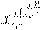 structure of CAS# 53-39-4, Oxandrolone;17beta-Hydroxy-17-methyl-2-oxa-5alpha-androstan-3-one