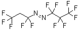 1-(1,1,2,2,3,3,3-Heptafluoropropyl)-2-(1,1,3,3,3-pentafluoropropyl)diazene molecular structure (CAS 5306-09-2)