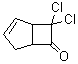 结构式 CAS# 5307-99-3, 7,7-二氯双环[3.2.0]庚-2-烯-6-酮