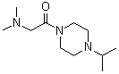 1-(N,N-Dimethylglycyl)-4-isopropylpiperazine molecular structure (CAS 5308-41-8)