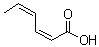 (2Z,4Z)-2,4-己二烯酸分子结构 (CAS 5309-56-8)