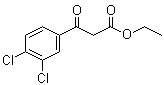 结构式 CAS# 53090-43-0, 3-(3,4-二氯苯基)-3-氧代丙酸乙酯