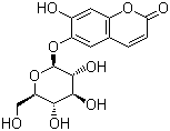 Esculin molecular structure (CAS 531-75-9)