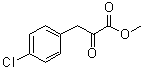 structure of CAS# 53101-00-1, Methyl 3-(4-chlorophenyl)pyruvate;Methyl 4-chlorophenylpyruvate; Methyl p-chlorophenylpyruvate