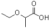 structure of CAS# 53103-75-6, 2-Ethoxypropanoic acid;2-Ethoxypropionic acid; alpha-Ethoxypropionic acid