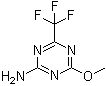 4-Methoxy-6-(trifluoromethyl)-1,3,5-triazin-2-amine molecular structure (CAS 5311-05-7)