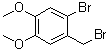structure of CAS# 53207-00-4, 2-Bromo-4,5-dimethoxybenzyl bromide;1-Bromo-2-(bromomethyl)-4,5-dimethoxybenzene; 1-Bromo-2-bromomethyl-4,5-dimethoxybenzene