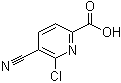 6-Chloro-5-cyanopicolinic acid molecular structure (CAS 53234-56-3)