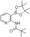 structure of CAS# 532391-30-3, 2-(2,2,2-Trimethylacetamido)pyridine-3-boronic acid pinacol ester