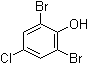 structure of CAS# 5324-13-0, 2,6-Dibromo-4-chlorophenol;4-Chloro-2,6-dibromophenol; NSC 2863