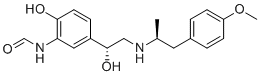 structure of CAS# 532414-36-1, Formoterol Fumarate Dihydrate EP Impurity I;N-(2-Hydroxy-5-((1RS)-1-hydroxy-2-(((1SR)-2-(4-methoxyphenyl)-1-methylethyl)amino)ethyl)phenyl)formamide