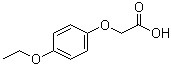 2-(4-乙氧基苯氧基)乙酸分子结构 (CAS 5327-91-3)
