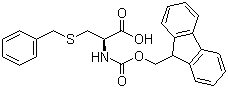 结构式 CAS# 53298-33-2, N-芴甲氧羰基-S-苄基-L-半胱氨酸