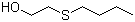 structure of CAS# 5331-37-3, 2-(Butylthio)ethanol;Butylthioethanol; 2-Hydroxyethyl butyl sulfide; Butyl 2-hydroxyethyl sulfide; Kretol