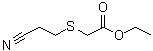 2-[(2-氰基乙基)硫基]乙酸乙酯分子结构 (CAS 5331-38-4)