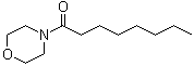 N-辛酰基吗啉分子结构 (CAS 5338-65-8)