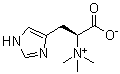 (alphaS)-alpha-羧基-N,N,N-三甲基-1H-咪唑-4-乙铵内盐分子结构 (CAS 534-30-5)