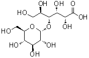 structure of CAS# 534-42-9, Maltobionic acid;4-O-alpha-D-Glucopyranosyl-D-gluconic acid