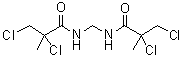 N,N'-亚甲基二[2,3-二氯-2-甲基丙酰胺]分子结构 (CAS 5342-90-5)