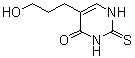 结构式 CAS# 53438-93-0, 2,3-二氢-5-(3-羟基丙基)-2-硫代-4(1H)-嘧啶酮