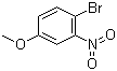 4-Bromo-3-nitroanisole molecular structure (CAS 5344-78-5)