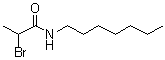 2-溴-N-庚基丙酰胺分子结构 (CAS 5345-70-0)