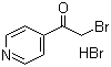 4-(Bromoacetyl)pyridine hydrobromide molecular structure (CAS 5349-17-7)