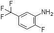 2-氟-5-三氟甲基苯胺分子结构 (CAS 535-52-4)
