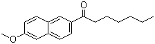 structure of CAS# 53526-25-3, 6-Methoxy-2-heptanonaphthone