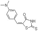 5-(4-Dimethylaminobenzylidene)rhodanine molecular structure (CAS 536-17-4)