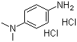 structure of CAS# 536-46-9, 4-Amino-N,N-dimethylaniline dihydrochloride;N,N-Dimethyl-p-phenylenediamine dihydrochloride