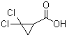 structure of CAS# 5365-14-0, 2,2-Dichlorocyclopropane-1-carboxylic acid