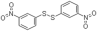 结构式 CAS# 537-91-7, 3,3'-二硝基二苯二硫醚; 二间硝基苯基二硫醚