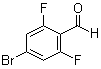 结构式 CAS# 537013-51-7, 4-溴-2,6-二氟苯甲醛