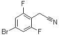 结构式 CAS# 537033-52-6, 4-溴-2,6-二氟苯乙腈