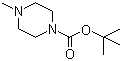 1-Boc-4-methylpiperazine molecular structure (CAS 53788-49-1)