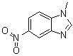 1-甲基-5-硝基苯并咪唑分子结构 (CAS 5381-78-2)