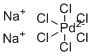 structure of CAS# 53823-60-2, Sodium hexachloropalladate (IV);Disodium hexachloropalladium(2-)