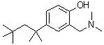 2-[(Dimethylamino)methyl]-4-(1,1,3,3-tetramethylbutyl)phenol molecular structure (CAS 5392-14-3)